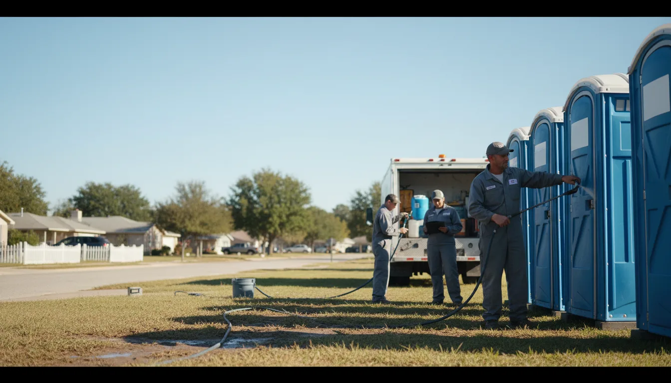Long-Term Portable Toilet Rental in Larue, TX near me